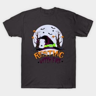 Resting witch face Halloween T-Shirt